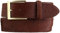 BELTINGER Hochwertiger Fell-Ledergürtel 4 cm | Kuh-Ledergürtel für Damen Herren 40mm | Fell-Gürtel mit massiver Dornschließe | Braun 95cm