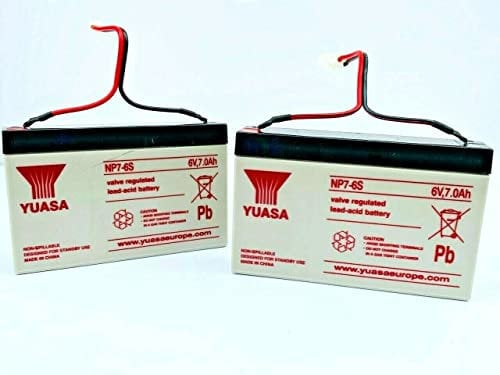 2 x Genuine Microcat/Technicat 6 volt 7amp hour Bait Boat Batteries for ANGLING TECHNICS BAIT BOATS