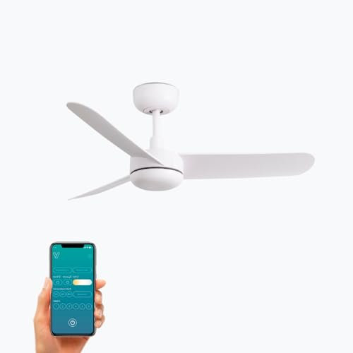 ventyly - BAIRES Ventilador blanco Ø90cm wifi