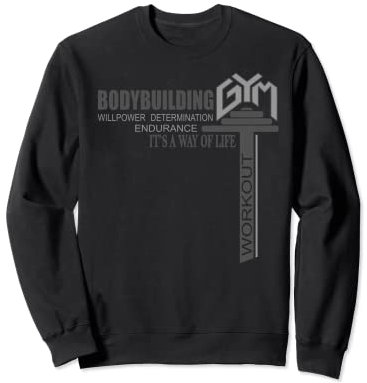 Gym, Fitness Outfit für Workout, Bodybuilding, Krafttraining Sweatshirt