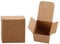 12 Pack Gift Boxes with Lids, GLADFRESIT 5 x 5 x 5 cm Kraft Cardboard Present Boxes for Wedding Birthday
