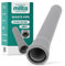 Millto™ Rohr Abwasserrohr Kanalisationsrohr 50 mm x 315 mm Grau Kanalrohr Abflussrohr mit Gummidichtung Kanalrohrsystem Heißwasser Chemische Beständigkeit Abwasser