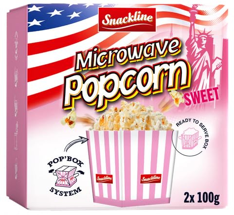 Palomitas Microondas Pop Box System 2x100gr (DULCES)