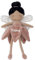 Elefantasie Personalisierte Kuschel- und Kinderpuppe Stoffpuppe mit Namen Kuscheltier Fee personalisiert Geschenk zur Geburt Kleid Rose