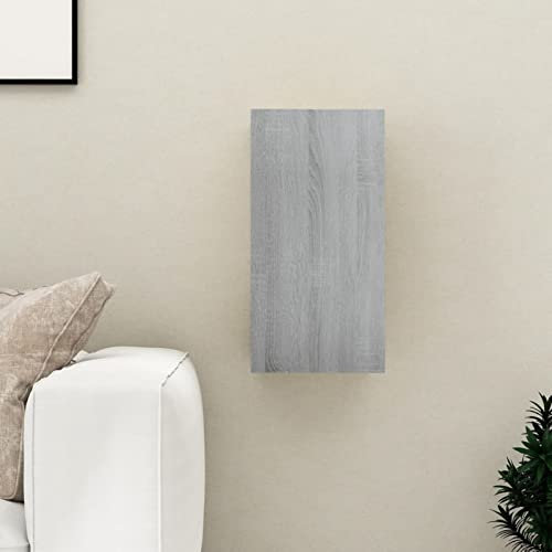 ShGaxin TV-Schrank Grau Sonoma 30,5x30x60 cm Holzwerkstoff, TV Lowboard, Fernsehschrank, Fernsehtisch, Fernseher Schrank, TV Sideboard, TV Board, TV Cabinet, TV Bank, TV Kommode