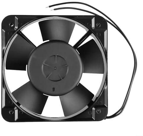 Oceanlend Ventilateur de refroidissement industriel AC/DC pour armoires électriques boîtes de distribution (BEM-80X25HBL 220V)