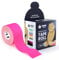 Sumo Tape® Kinesiotape Rolle wasserfest & hautfreundlich - Elastisches Kinesiologie Tape 5m x 5cm in 4 bunten Farben und extra starkem Halt - Medizinisches Kinesiotape, Sport Physio Tapes (Pink)