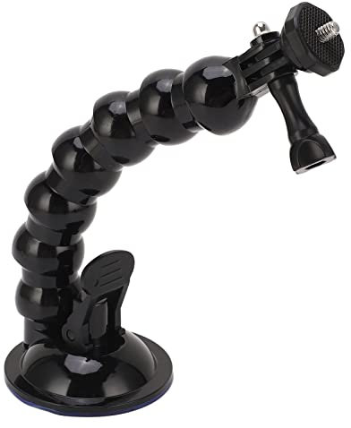 ciciglow Soporte para Cámara de Salpicadero, Fuerte Adsorción, Interfaz de Tornillo de 1/4, Ventosa Grande, Soporte con Ventosa para Coche para Grabación de Tráfico