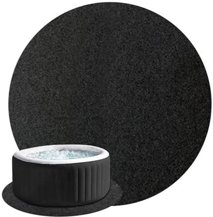 Pool Unterlage | Runde Pool Folienunterlage | rutschfest Poolmatte Pool Bodenschutzmatte Bodenfolien | UV-Stabil & Reißfest Pool Ground Cloth | Oberirdische Pool Bodenmatten