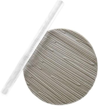 Rouleau à pâtisserie en acrylique gaufré, motif 3D en acrylique, rouleau à pâtisserie en argile, rouleau à gâteau en relief anti-adhésif (ligne)