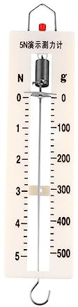 Federdynomometer aus Kunststoff und Metall für Physikexperimente