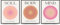 Linilioart Positive Aura, ästhetisches Poster, Set mit 3 Postern, Geist und Körper, Seele, Wandkunst, Farbverlauf für spirituelle Bestätigung, bunt für Schlafzimmer, ungerahmt (21 x 30 cm)
