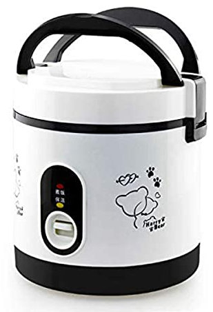 Mini Electric Skillet 1.2L Portable Mini Rice Cooker Small 2 Layers Steamer Multifunction Cooking Pot Electric Insulation Heating Cooker