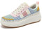 ZPAWDH Femme Baskets Chaussures de Running Outdoor Fitness Platform Route Sneakers Rose Jaune 39EU