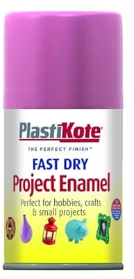 SuperGift.com Fast Dry Project Enamel Spray Paint, Perfect for Hobbies and Crafts (Hot Pink, 100ml)