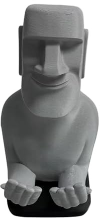 Generisch Controller Holder, Stone Man Sculpture, Smartphone Display Holder, for Room, Bedroom, Student Dorm, Desks, Adolescent Friend, Gamer, Adults