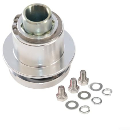 3-Loch Lenkrad Adapter 360° Drehung Aluminium 3-Loch Lenkrad(Silver)