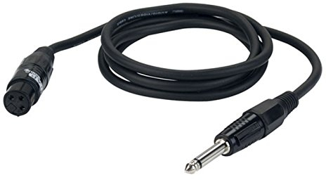 DAP Câble de Micro XLR/Jack 6 m - Câble micro