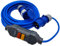 UK Made 10 Metres IP44 230V 16A CEE Plug to Connector Hookup Extension Cable With RCD 1.5mm2 Blue Arctic Cable