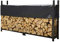 ShelterLogic Kaminholzregal inkl. Abdeckung | Schwarz | 36x120x119 cm