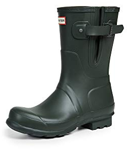 Hunter Short, Stivali in Gomma Uomo, Dark Olive, 39 EU