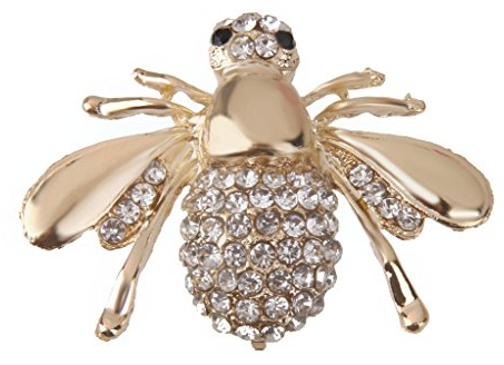 Schöne Biene Form Brosche Nadel Anstecker Frauen Brooch Geschenk Schmuck - Gold