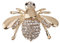 Schöne Biene Form Brosche Nadel Anstecker Frauen Brooch Geschenk Schmuck - Gold