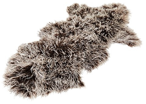 Reissner Lammfelle Naturform Tibetlammfell TP2 100x55cm Farbe Cappuccino (Tops) JYB12