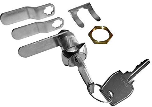 Hebelschloss EURO-LOCKS 0804, 180° Schließweg, 2 Abzüge, verschiedenschließend