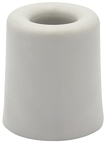 WAGNER Bodentürstopper/Wandtürstopper VULKANO MEDIUM - Durchmesser Ø 31 x 34 mm, Puffer aus hochwertigem Vollgummi, grau, zum Schrauben - 15206021