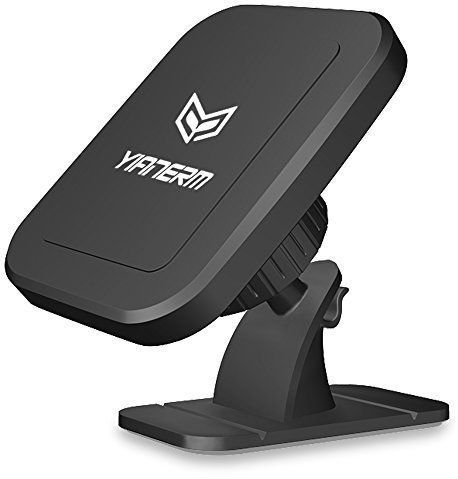 YIANERM Magnético Soporte Móvil Coche, Soporte para Teléfono para Tablero de Instrumentos con 3M Adhesivo para el Teléfono Celular Universal, Tableta, GPS
