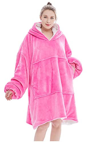Übergroße Hoodie Sweatshirt, Original Decke Sweatshirt, super weiche gemütliche warme komfortable Riesen-Hoodie, Geeignet Kapuzenpullover für Erwachsene, Männer, Frauen, Jugendliche
