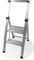 Extraschlanker 2-stufiger Tritthocker aus Aluminium
