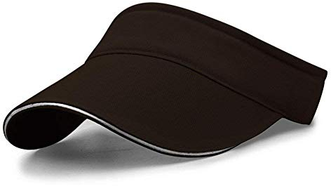 VSUSN Visiere Casquette Anti UV Femmes Casquette Visière Hommes Visières de Soleil Anti-Soleil Beach Visiere, Café