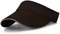 VSUSN Unisex Visor Cap Sonnenhut Einstellbar Sommerhut mit Klettverschluss für Damen und Herren, Kaffee