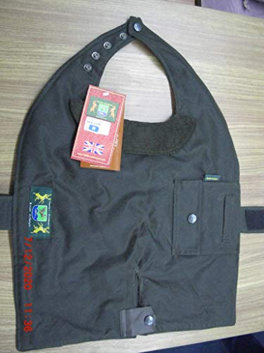 Hunter Outdoor Hundemantel aus gewachster Baumwolle, Größe L, Grün