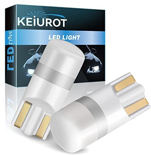 Keiurot House Number Light Bulb Address Bulb 193 Lighted Address Sign LED Replacement Kit 10-30Volt AC/DC, Landscape Cabinet Lighting White, 2Pack