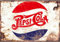 Sawfish® Pepsi Küchen-Wanddekoration, Metallschild, Retro, Vintage, Blechschild, 10 x 15 cm, 20 x 15 cm, 20 x 30 cm, 30 x 40 cm, 40 x 60 cm, ideal für Kneipen, Schuppen, Bar, Büro, Männerhöhle,
