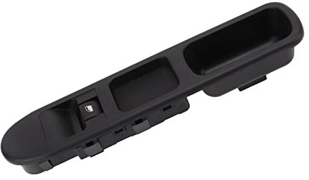 Interrupteur de Lève-vitre électrique, Interrupteur de Lève-vitre Côté Passager 6490.HQ ABS Noir Sensible pour 207