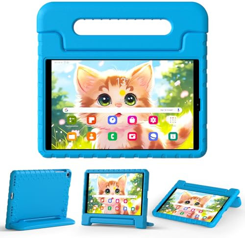 Thoreta Custodia per bambini per Samsung Galaxy Tab A 10.1 (2019) SM-T510/T515, leggera e antiurto, in EVA per bambini, con supporto, protezione convertibile, colore: Blu