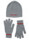 Calvin Klein Jungen Besticktes Ck Handschuhe-Set, Acid Lime Beanie, Racing Red, 8-16 Jahre