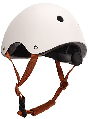 TOPINCN Eislaufhelm, ABS-Schale, Verstellbarer Kinnriemen, Rollschuhhelm, Atmungsaktiv, für Roller für Jugendliche (S)