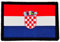 Kroatien Patch - Flaggenpatch Kroatien, Taktischer Kroatien Patch - Gestickter Länderpatch Kroatien- Militär Patch Kroatien (Kroatien)