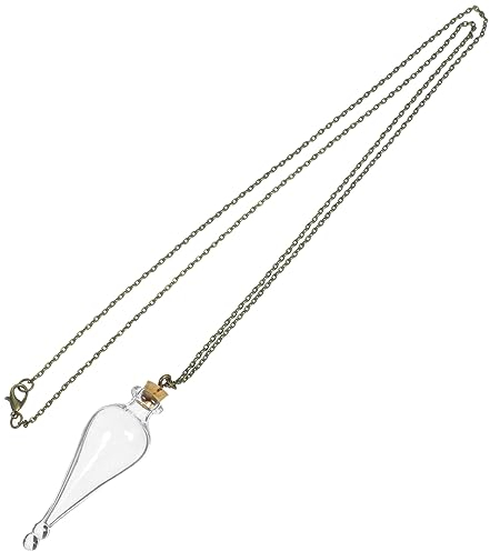 COHEALI Glasflasche Anhänger Wunschglas Kleine Gläser Mit Deckel Krug Andenken Halskette Halsketten Mit Kleinen Flaschen Kleine Glasflaschenanhänger Einmachglas Strassenfotografie Zubehör
