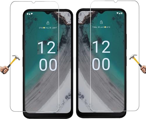 ino 2x Schutzglas kompatibel mit Nokia C32 C22 C12Plus C21Plus Panzerglas harte Schutzfolie Panzerfolie Displayschutzglas Glasfolie Displayglas 9H C12 Plus C21 Plus
