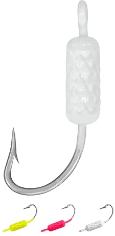 BLUEWING Yellowtail Snapper Jigs with High Carbon Steel Hook 1/4oz Jig Head Lead Head Fishing Jigs for Saltwater and Freshwater Fishing, 20pcs White