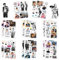 Stray Kids Sticker Set, 16 Stück Stray Kids Aufkleber, Kpop BTS Aufkleber Pack, Stray Kids Neues Album Sticker, Mini Fotoaufkleber, für Laptop, Wasserflaschen, Notebook, Helm, Fahrrad