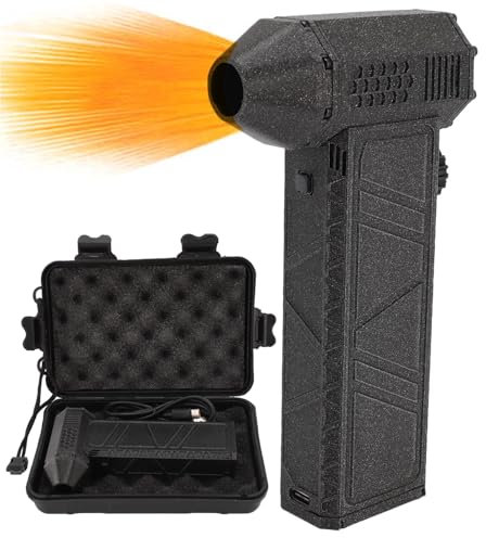 Soplador de aire seco a chorro, 300000 rpm, limpiador de aire comprimido para limpiador de PC, ventilador mini ventilador turbo, secador de coche, para laptop, teclado, computadoras, cámara