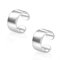 ALEXCRAFT Dicke Ear Cuff Silber Set Wasserfest Non-Piercing Ohrringe Fake Helix Knorpel Ohrmanschette Ohne Ohrloch Wickelohrring Fakepircings Ohr Cuffs Ohrklemme für Frauen Freundin Mama