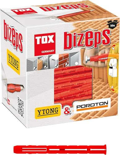 TOX Parallelspreizdübel Bizeps M 8 x 90 mm, 50 Stück, 00910015
